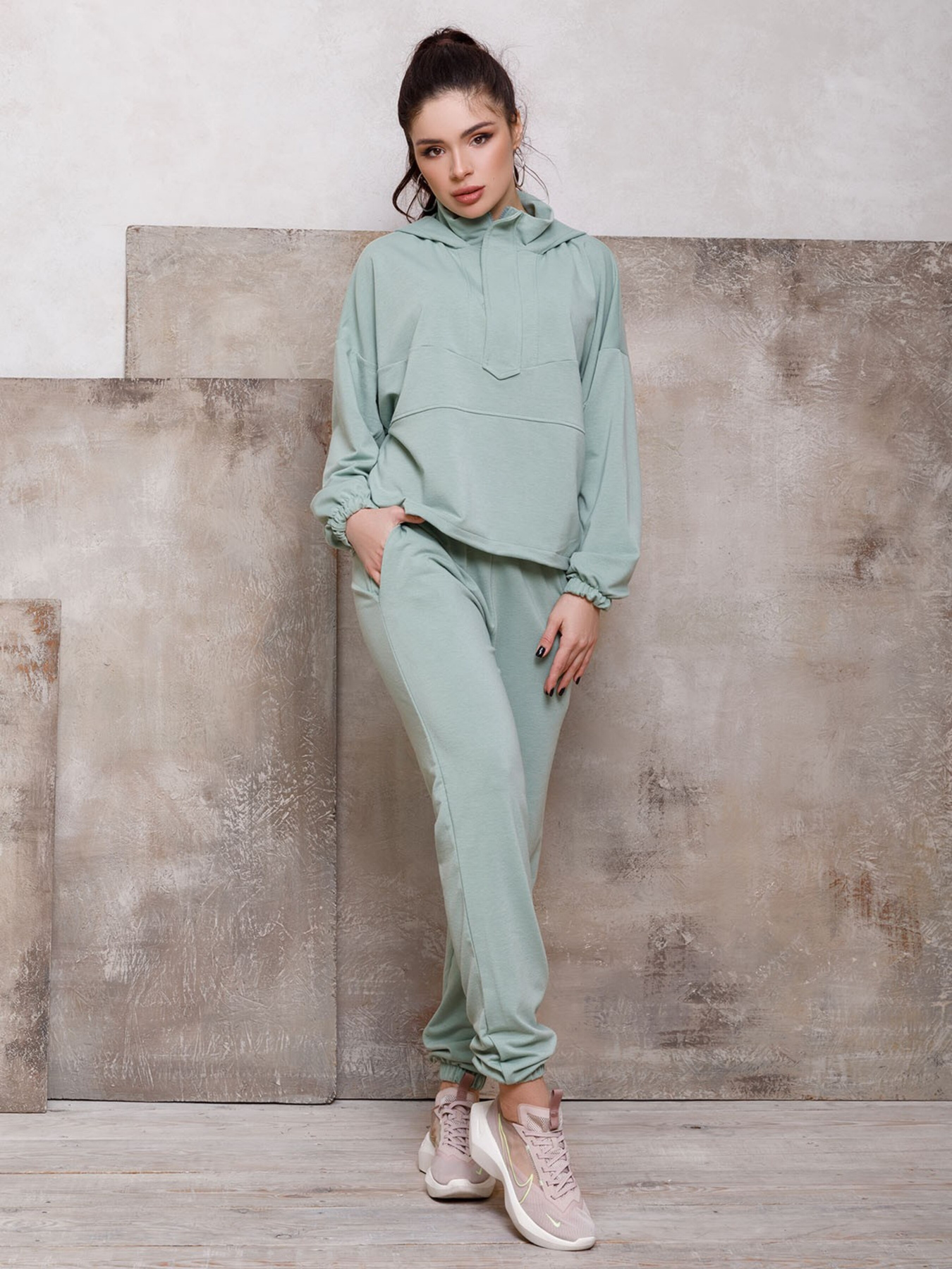 Спортивный костюм ISSA Plus модель 12395_mint Фото