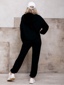 Спортивний костюм ISSA Plus модель 12395_black Спортивний костюм ISSA Plus модель 12395_black Фото