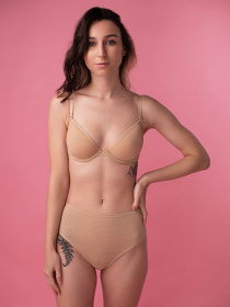 Бюстгальтер Brabrabra модель SLZ23601102_biskvit Бюстгальтер Brabrabra модель SLZ23601102_biskvit Фото