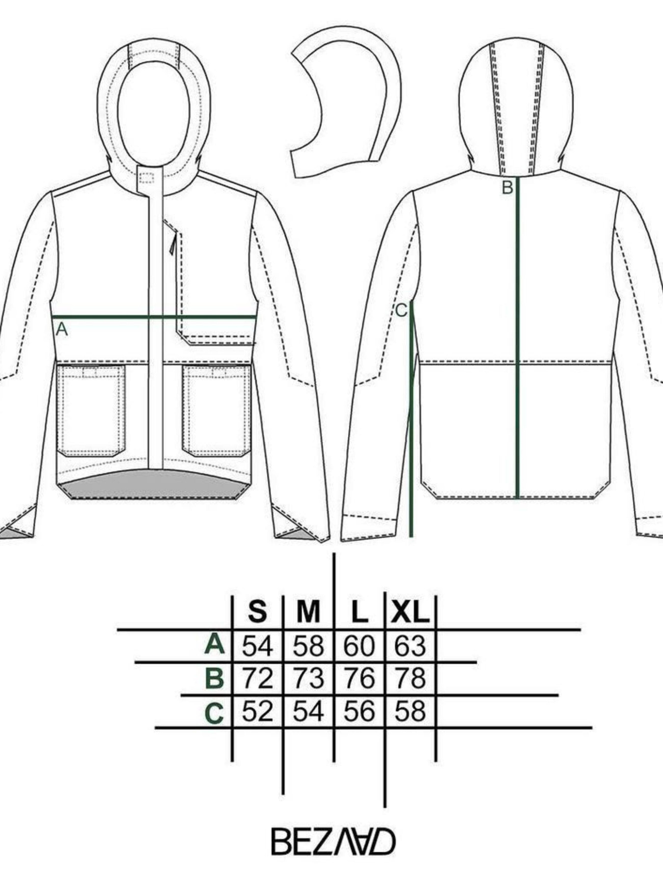 Ветровка Bezlad модель jacketburgundyone Фото