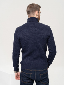 Свитер ISSA Plus модель GN4-87_darkblue Фото