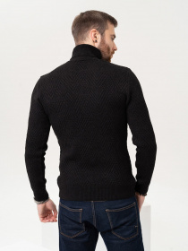 Свитер ISSA Plus модель GN4-87_black Фото