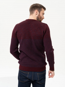 Джемпер ISSA Plus модель GN4-88_burgundy Джемпер ISSA Plus модель GN4-88_burgundy Фото