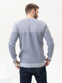 Джемпер ISSA Plus модель GN4-88_lightblue Фото