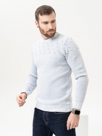 Джемпер ISSA Plus модель GN4-89_lightblue Фото