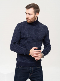 Светр ISSA Plus модель GN4-90_darkblue Светр ISSA Plus модель GN4-90_darkblue Фото