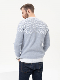 Джемпер ISSA Plus модель GN4-91_lightblue Джемпер ISSA Plus модель GN4-91_lightblue Фото