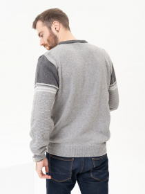 Джемпер ISSA Plus модель GN4-92_grey Джемпер ISSA Plus модель GN4-92_grey Фото