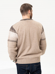 Джемпер ISSA Plus модель GN4-93_beige Фото