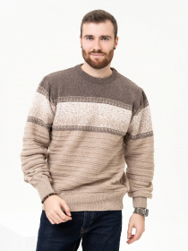 Джемпер ISSA Plus модель GN4-93_beige Фото