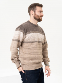 Джемпер ISSA Plus модель GN4-93_beige Фото