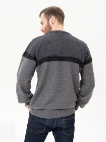 Джемпер ISSA Plus модель GN4-93_grey Фото