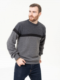 Джемпер ISSA Plus модель GN4-93_grey Джемпер ISSA Plus модель GN4-93_grey Фото