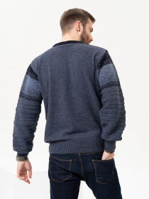 Джемпер ISSA Plus модель GN4-93_blue Фото