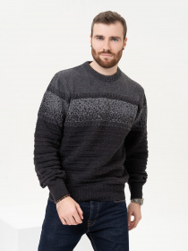 Джемпер ISSA Plus модель GN4-93_darkgray Фото