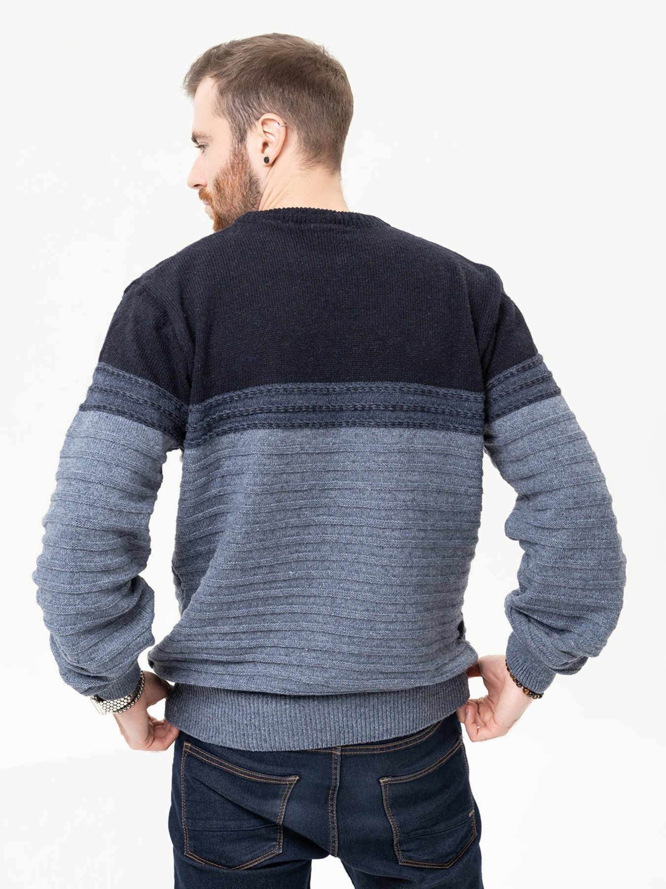 Джемпер ISSA Plus модель GN4-94_darkblue Джемпер ISSA Plus модель GN4-94_darkblue Фото