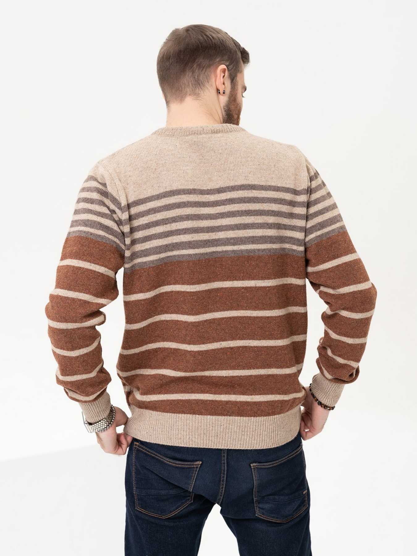 Джемпер ISSA Plus модель GN4-95_beige Джемпер ISSA Plus модель GN4-95_beige Фото