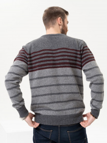 Джемпер ISSA Plus модель GN4-95_grey Фото