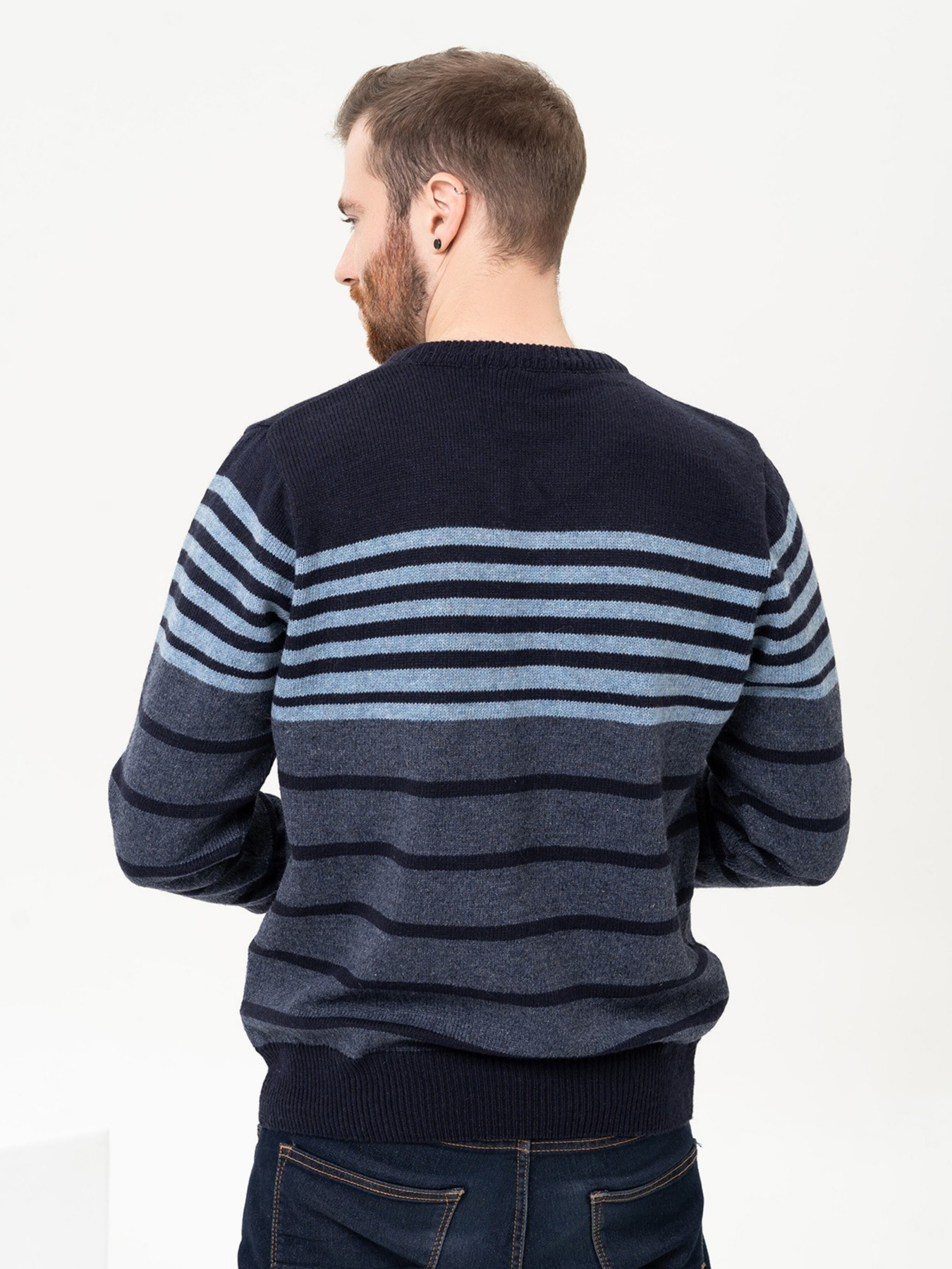 Джемпер ISSA Plus модель GN4-95_darkblue Джемпер ISSA Plus модель GN4-95_darkblue Фото