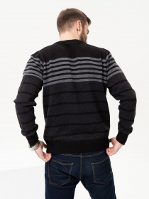 Джемпер ISSA Plus модель GN4-95_black Джемпер ISSA Plus модель GN4-95_black Фото