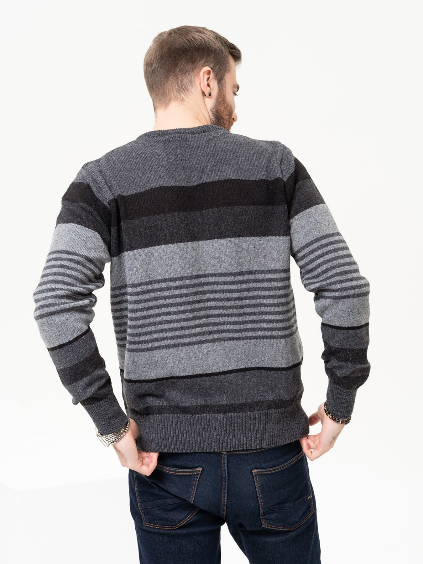 Джемпер ISSA Plus модель GN4-96_darkgray Фото