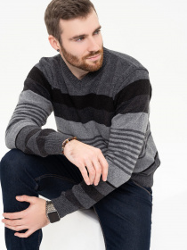 Джемпер ISSA Plus модель GN4-96_darkgray Фото