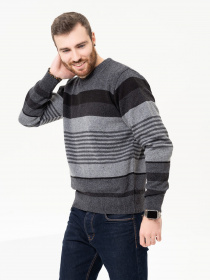 Джемпер ISSA Plus модель GN4-96_darkgray Джемпер ISSA Plus модель GN4-96_darkgray Фото