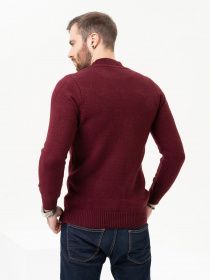 Джемпер ISSA Plus модель GN4-97_burgundy Джемпер ISSA Plus модель GN4-97_burgundy Фото
