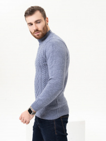 Джемпер ISSA Plus модель GN4-97_lightblue Фото