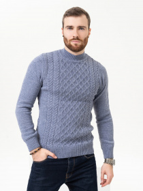 Джемпер ISSA Plus модель GN4-97_lightblue Фото