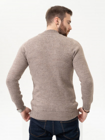 Джемпер ISSA Plus модель GN4-97_brown Фото