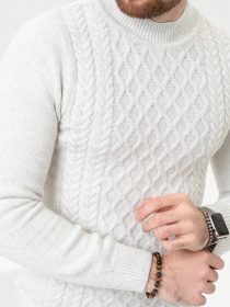 Джемпер ISSA Plus модель GN4-97_lightgray Фото