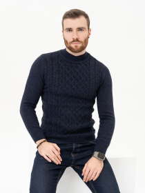 Джемпер ISSA Plus модель GN4-97_darkblue Фото