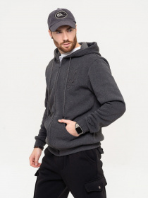 Кофта ISSA Plus модель GN-505_darkgray Фото