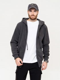 Кофта ISSA Plus модель GN-505_darkgray Кофта ISSA Plus модель GN-505_darkgray Фото