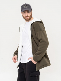 Кофта ISSA Plus модель GN-505_khaki Фото