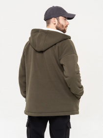 Кофта ISSA Plus модель GN-505_khaki Фото