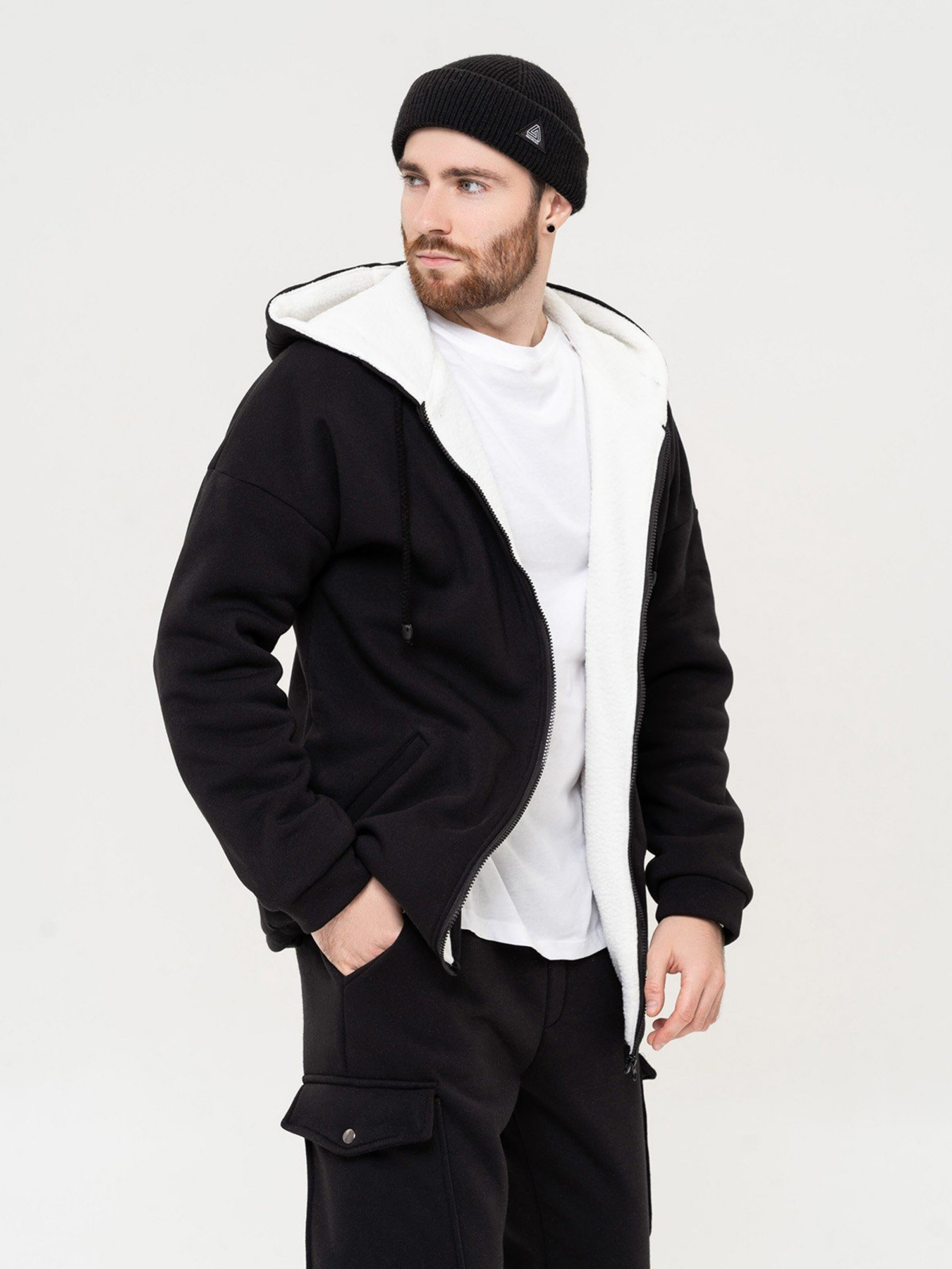 Кофта ISSA Plus модель GN-505_black Фото