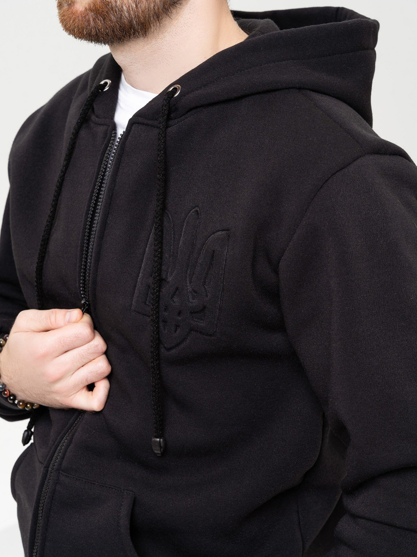 Кофта ISSA Plus модель GN-506_black Фото