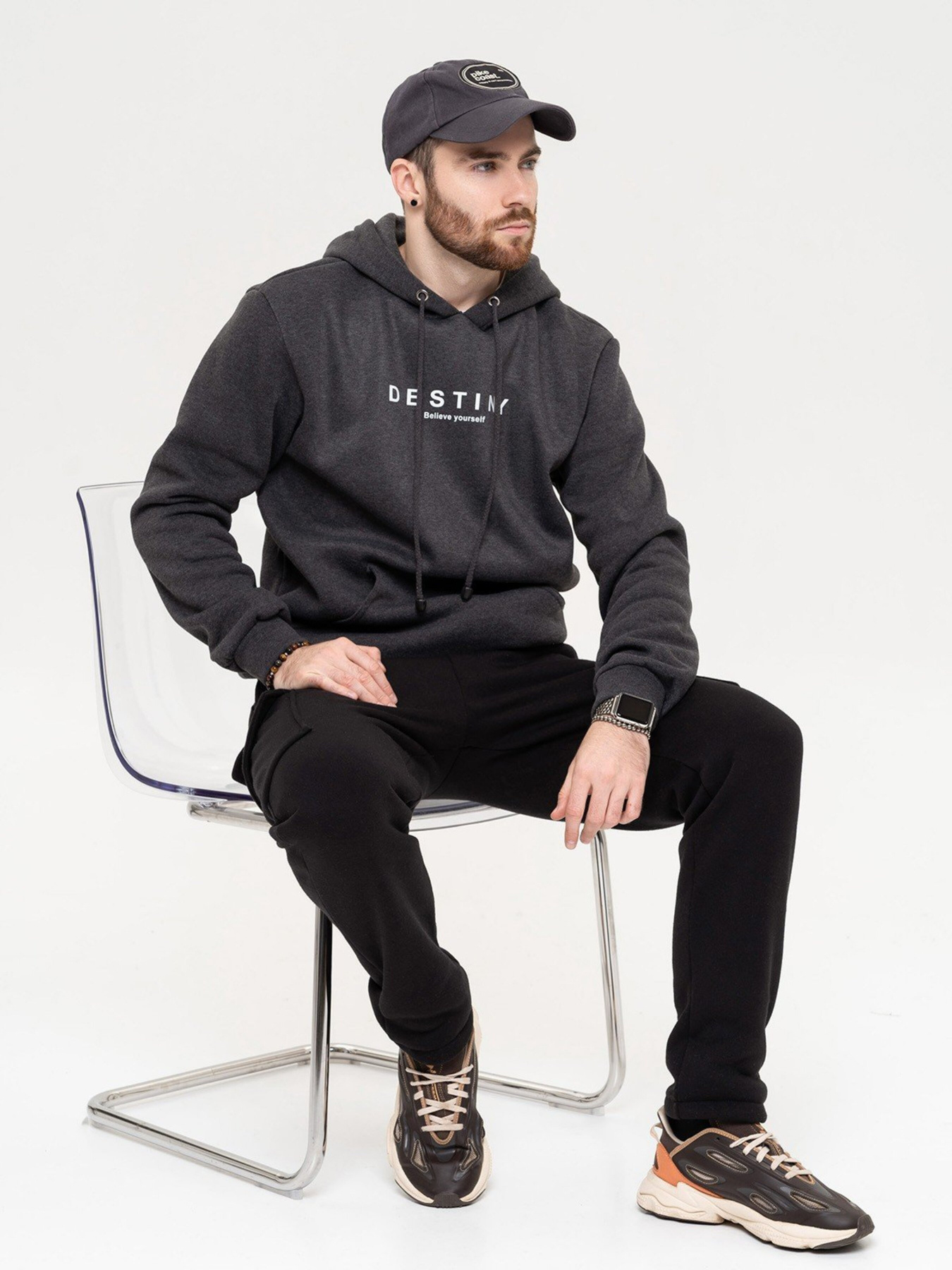 Худи ISSA Plus модель GN-507_darkgray Фото