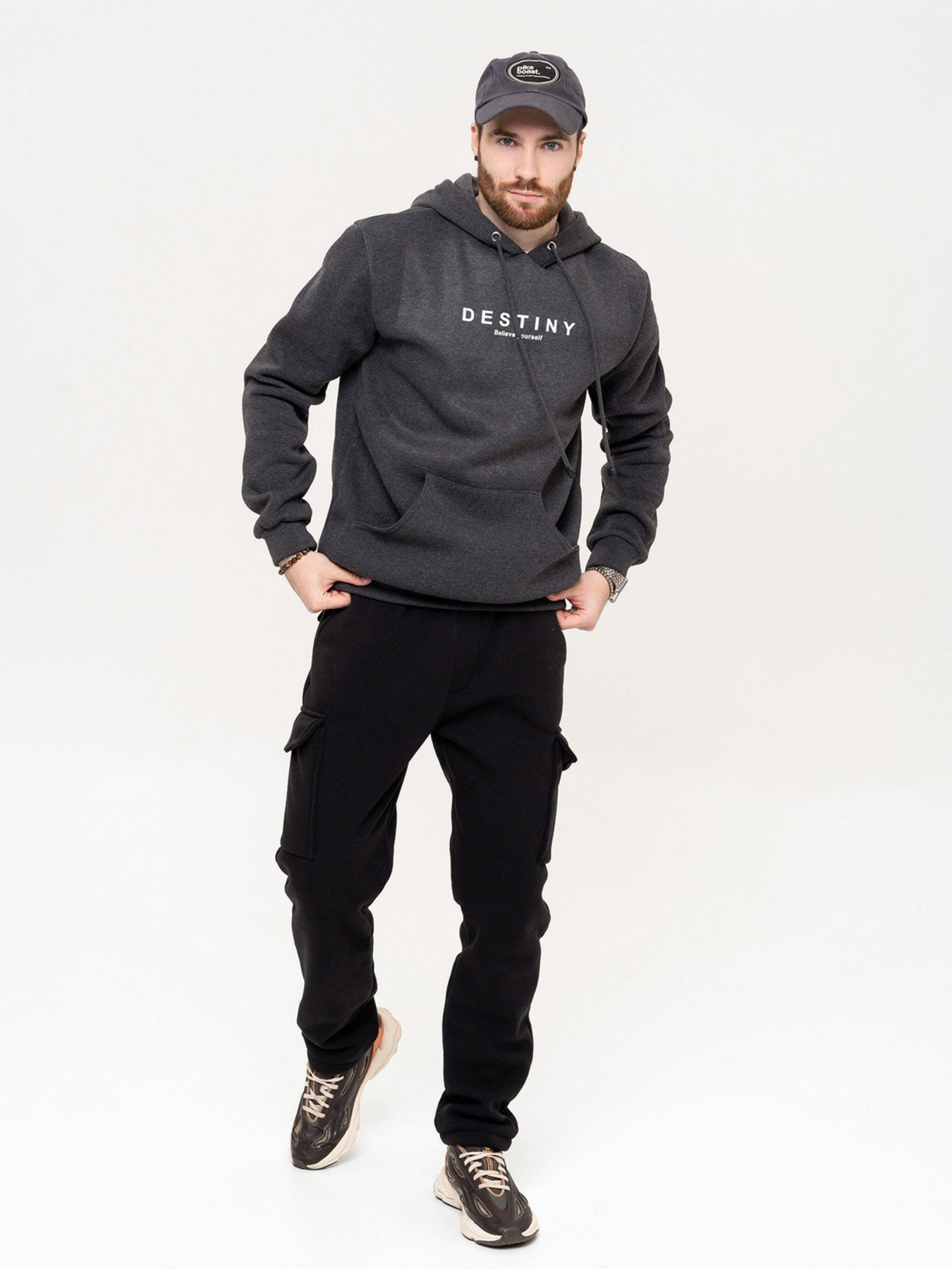 Худи ISSA Plus модель GN-507_darkgray Фото