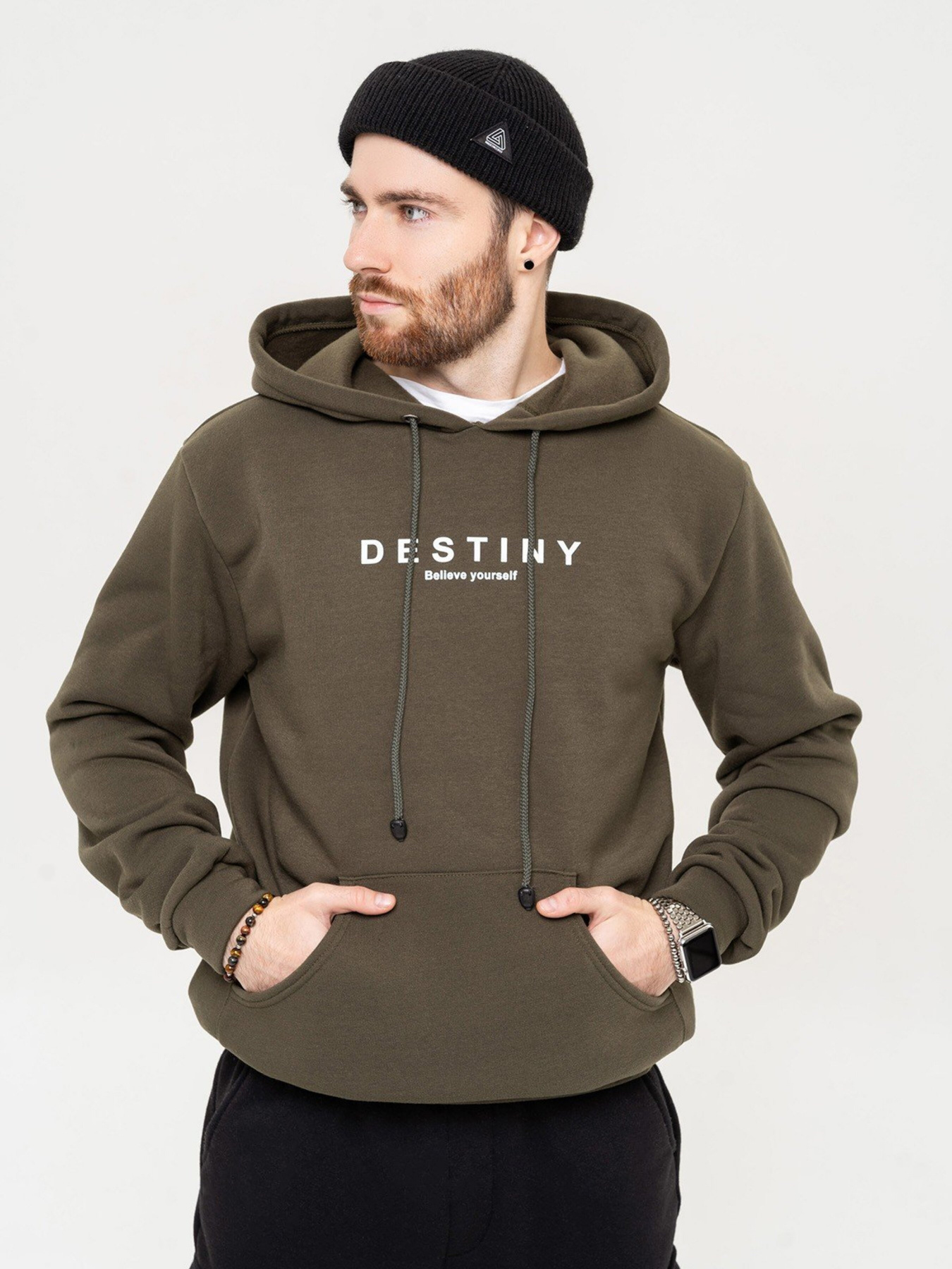 Худи ISSA Plus модель GN-507_khaki Фото