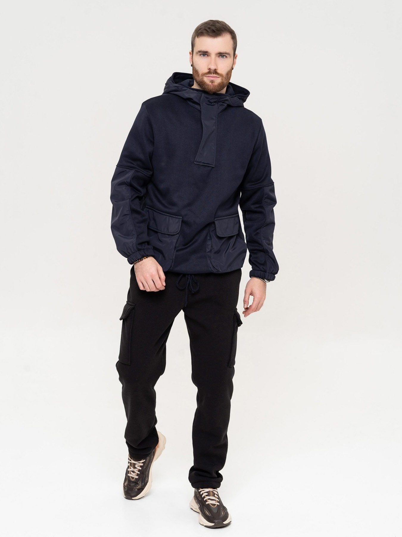 Кофта ISSA Plus модель GN-508_blue Кофта ISSA Plus модель GN-508_blue Фото