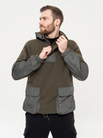 Кофта ISSA Plus модель GN-508_khaki Фото