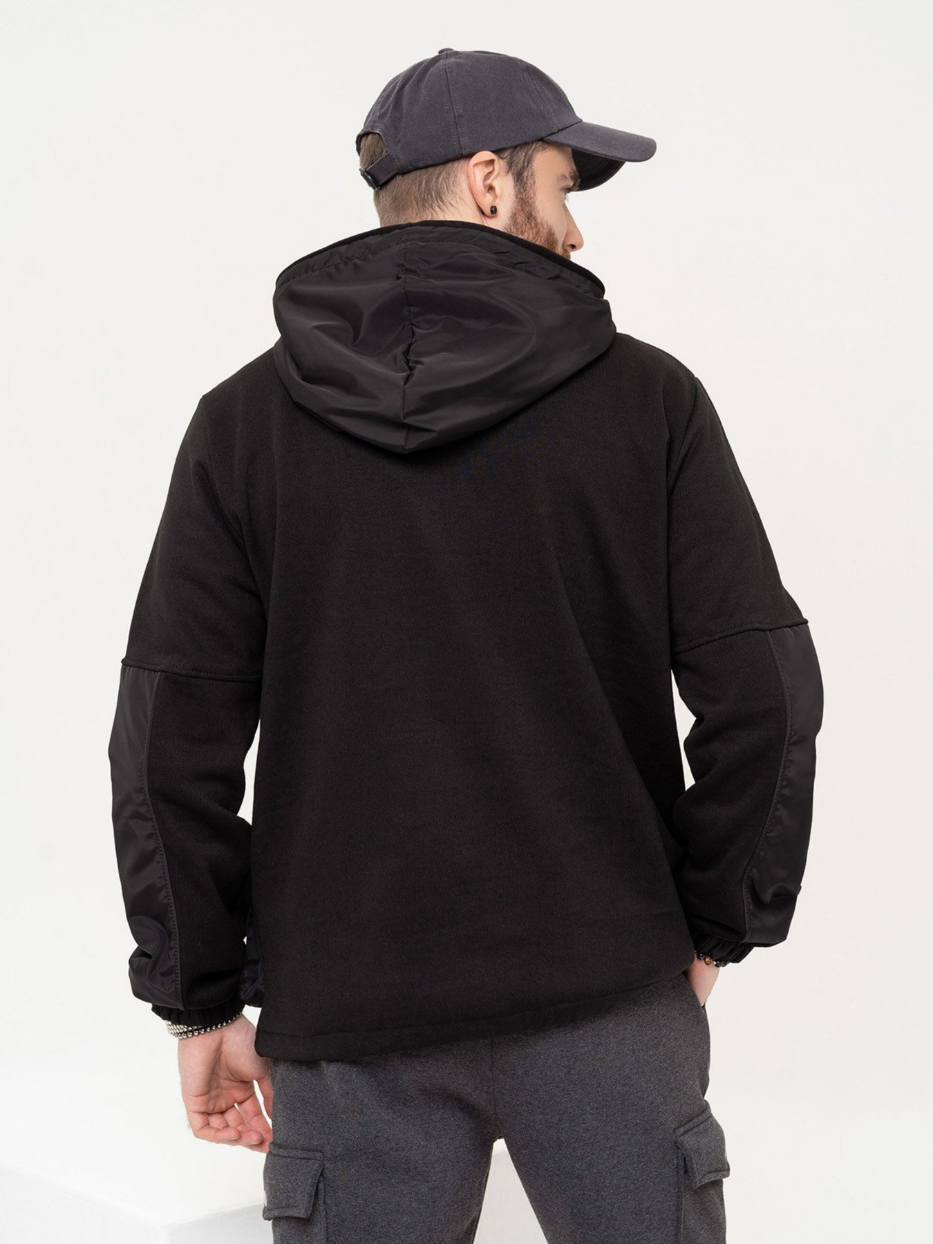 Кофта ISSA Plus модель GN-508_black Кофта ISSA Plus модель GN-508_black Фото