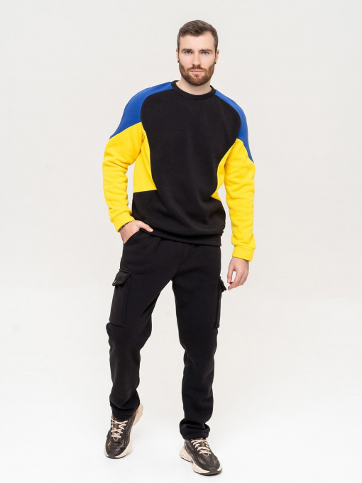 Свитшот ISSA Plus модель GN-509_black Фото