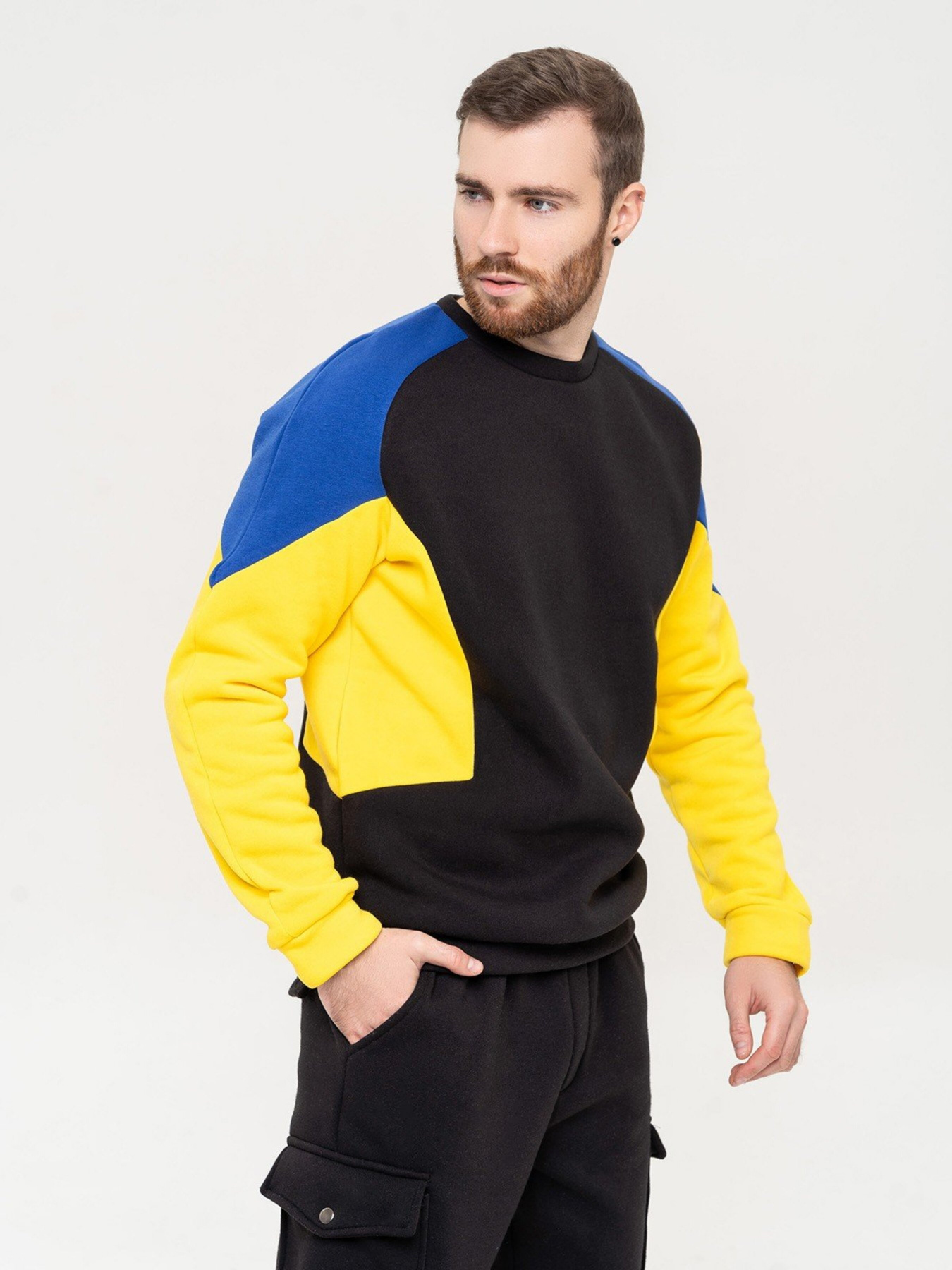 Світшот ISSA Plus модель GN-509_black Світшот ISSA Plus модель GN-509_black Фото