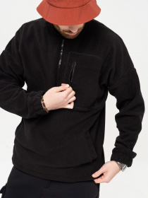 Кофта ISSA Plus модель GN-510_black Фото