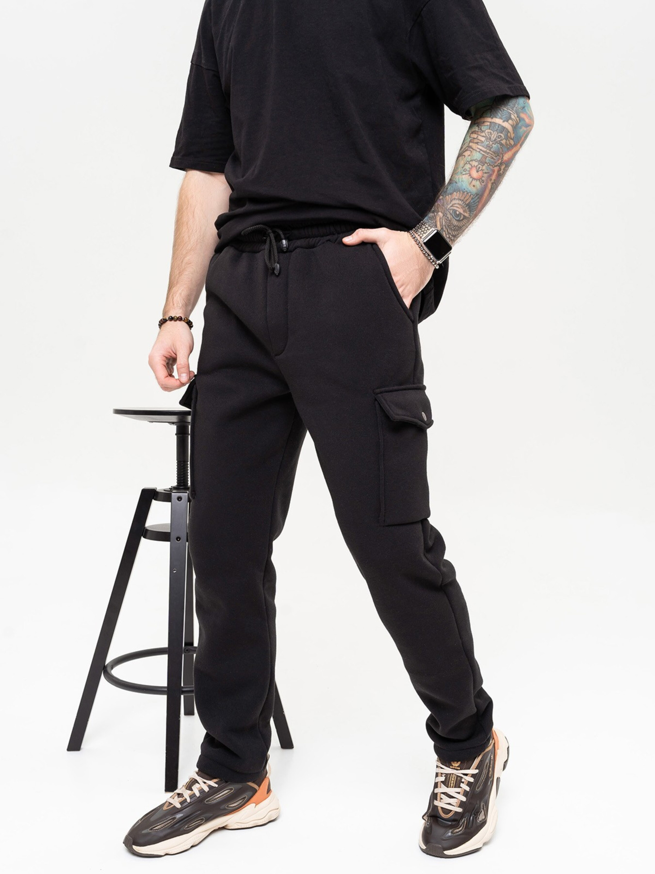 Спортивні штани ISSA Plus модель GN-512_black Спортивні штани ISSA Plus модель GN-512_black Фото