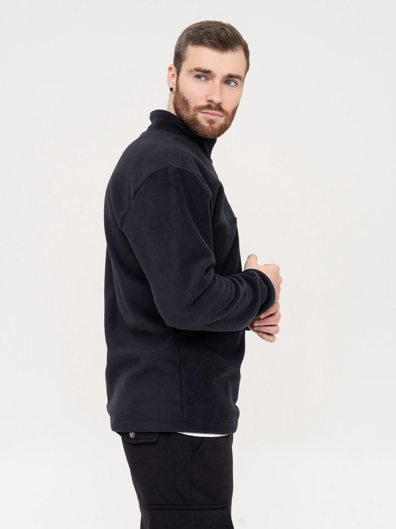 Кофта ISSA Plus модель GN-513_blue Фото